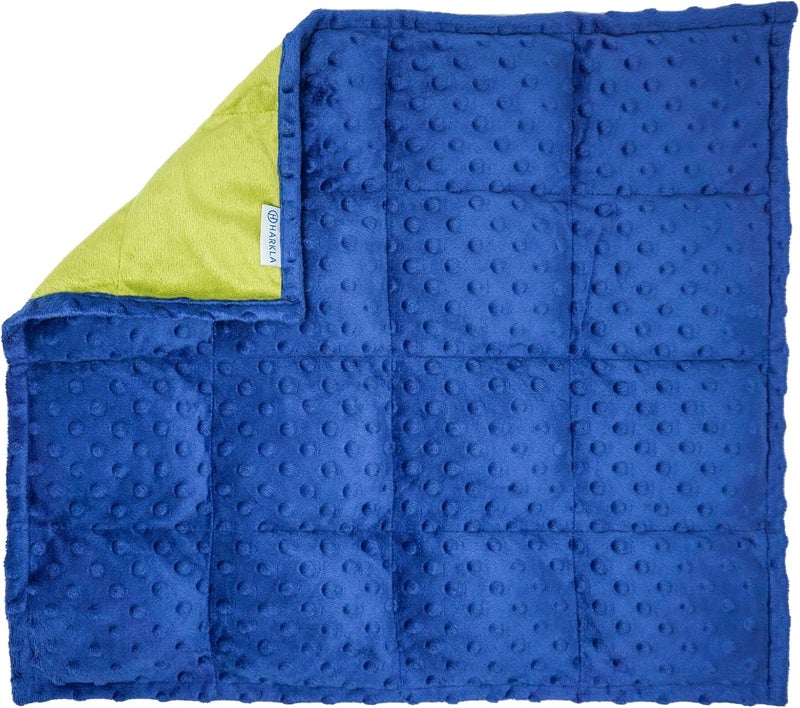 Harkla Weighted Lap Pad for Kids (Deep Blue) - Image 1